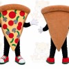 Pizza Slice Mascot Costume
