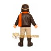 Explorer Man Mascot Costume Explorer Man Mascot Costume