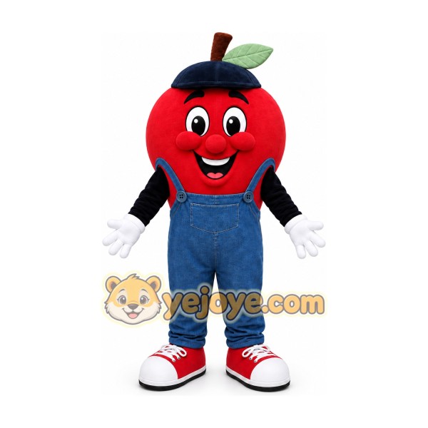 Apple Boy Mascot Costume Apple Boy Mascot Costume