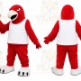 Red White Bird Mascot Costume