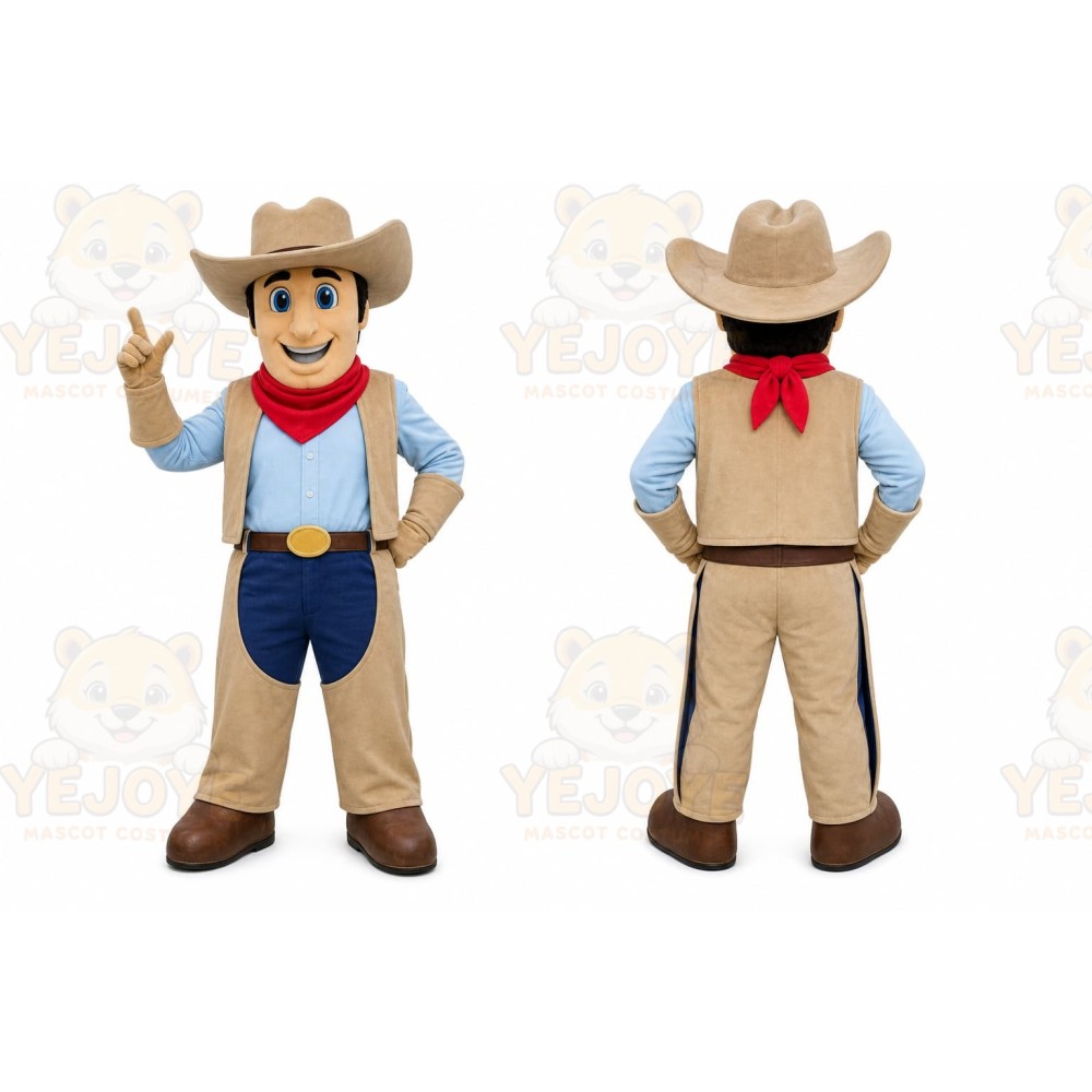 Cowboy Boy Mascot Costume