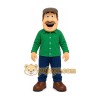 Green Shirt Man Mascot Costume Green Shirt Man Mascot Costume