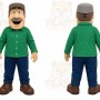Green Shirt Man Mascot Costume