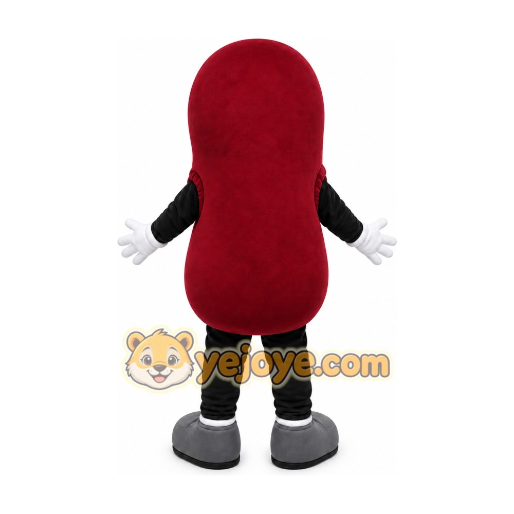 Red Kidney Character Mascot Costume Red Kidney Character Mascot Costume