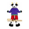 Purple Cow Mascot Costume