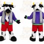 Purple Cow Mascot Costume