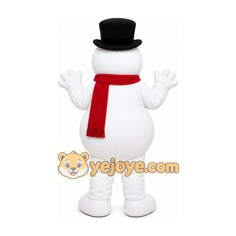 Classic Snowman Mascot Costume Classic Snowman Mascot Costume