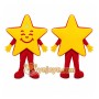 Yellow Star Mascot Costume