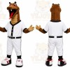 White Sports Snake Mascot Costume