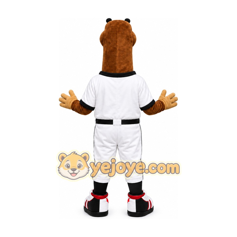 White Sports Snake Mascot Costume White Sports Snake Mascot Costume
