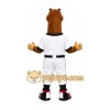 White Sports Snake Mascot Costume White Sports Snake Mascot Costume