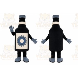 Black Bottle Character Mascot Costume
