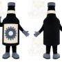 Black Bottle Character Mascot Costume