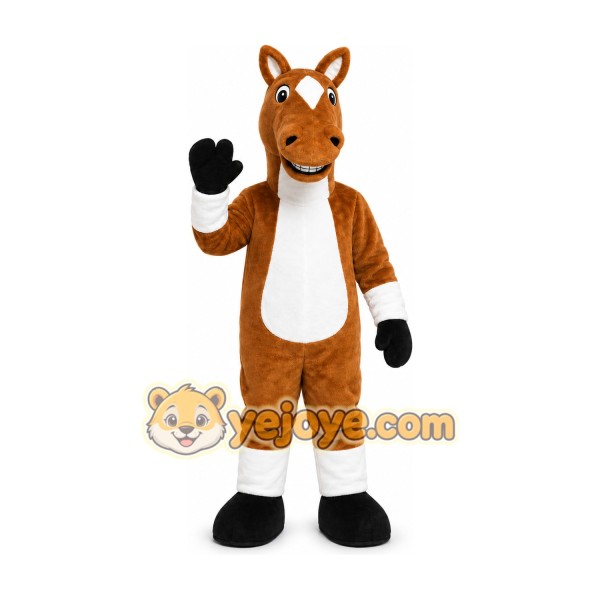 Brown Horse Mascot Costume