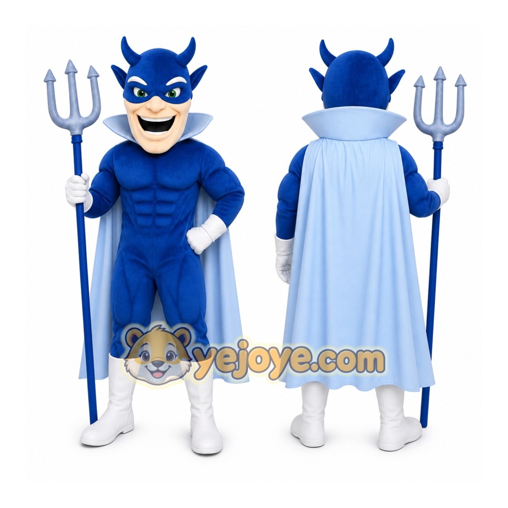 Blue Devil Mascot Costume Blue Devil Mascot Costume