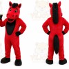 Red Horse Mascot Costume
