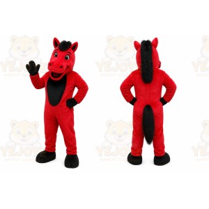 Red Horse Mascot Costume