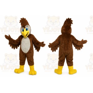 Brown Eagle Mascot Costume