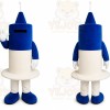 Blue Syringe Mascot Costume
