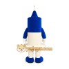 Blue Syringe Mascot Costume Blue Syringe Mascot Costume