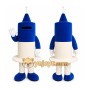 Blue Syringe Mascot Costume