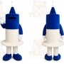 Blue Syringe Mascot Costume