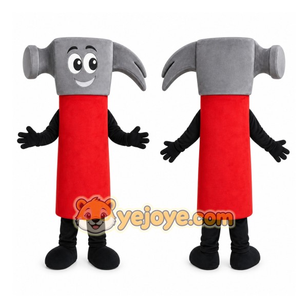 Red Hammer Mascot Costume