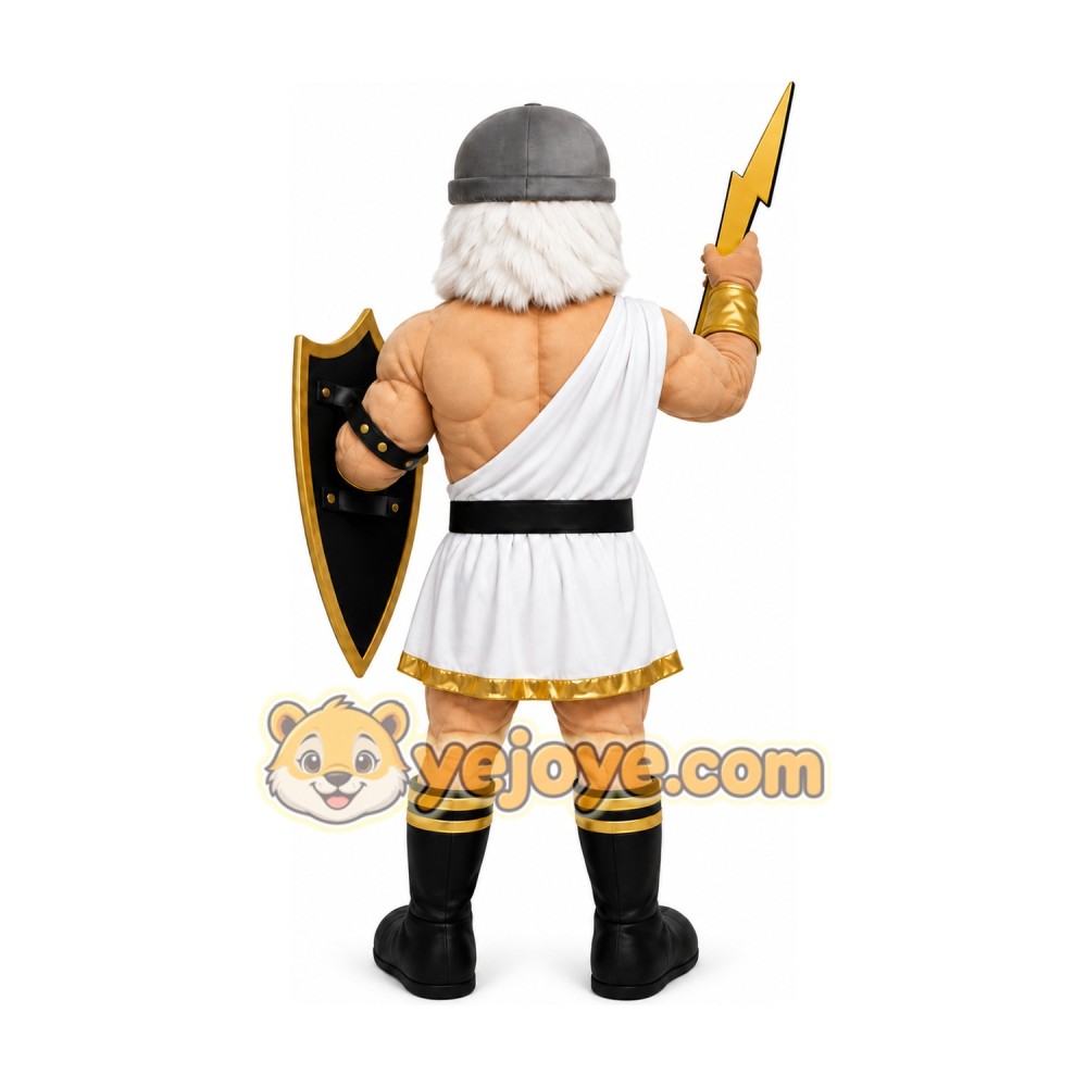Lightning Warrior Mascot Costume Lightning Warrior Mascot Costume