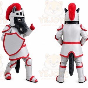 Armored Horse Mascot Costume