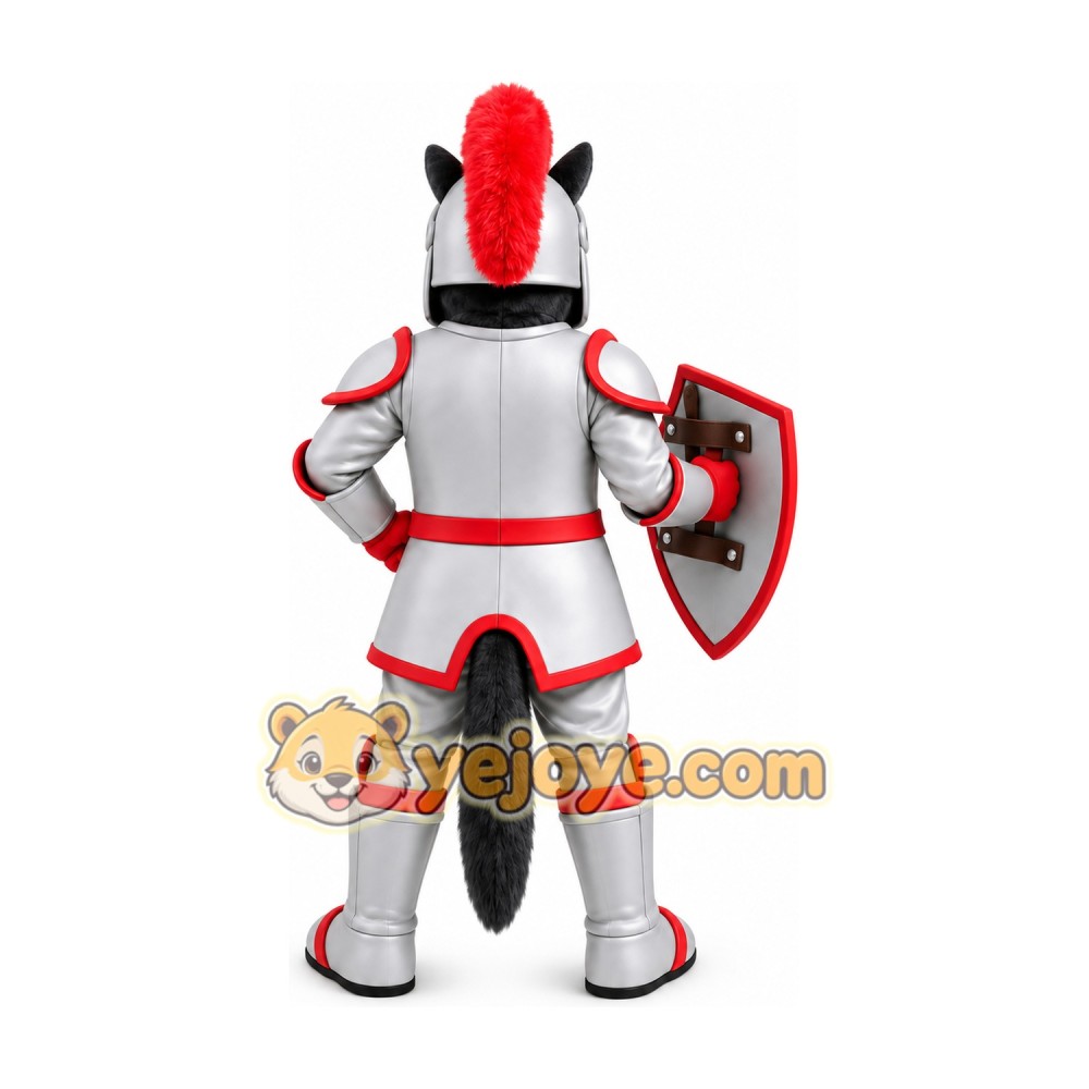 Armored Horse Mascot Costume Armored Horse Mascot Costume