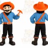 Miner Mascot Costume