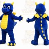 Blue Dragon Mascot Costume