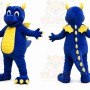 Blue Dragon Mascot Costume