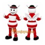 Red Bee Mascot Costume