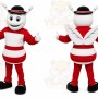 Red Bee Mascot Costume