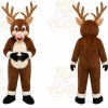 Brown Reindeer Mascot Costume