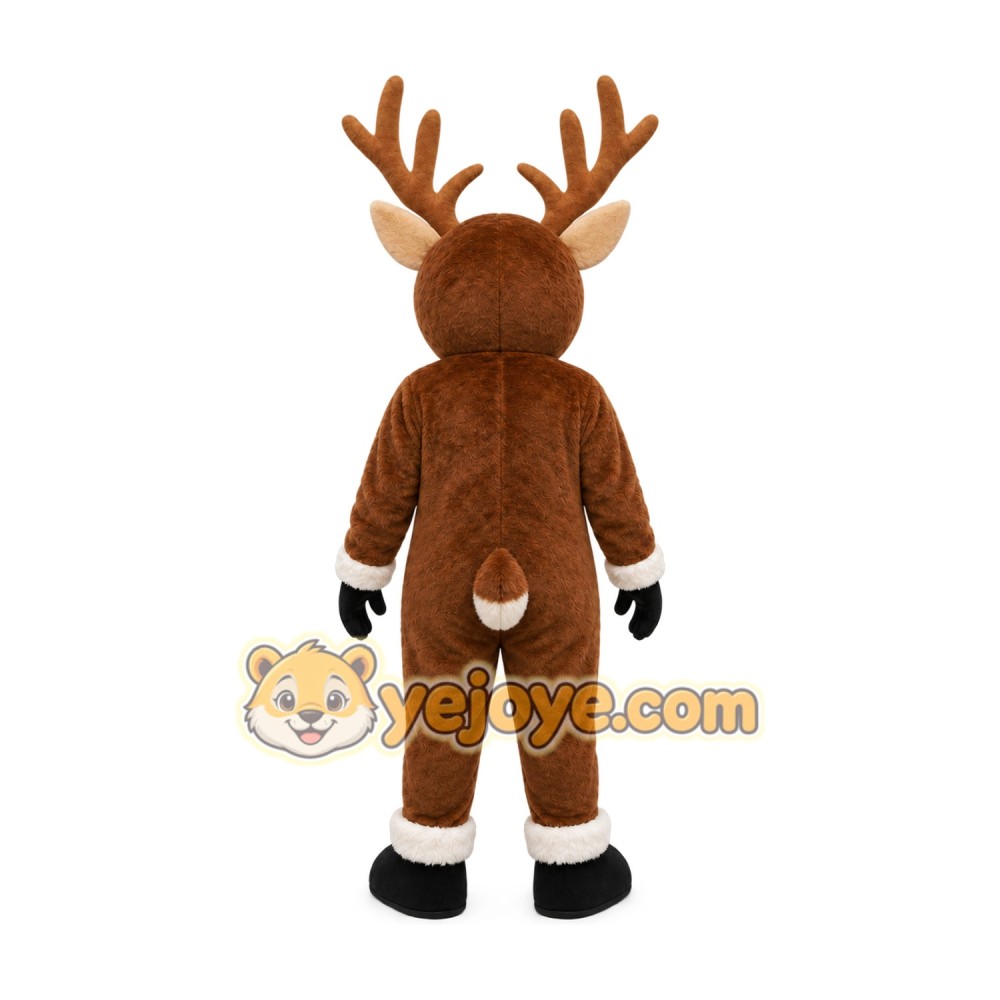 Brown Reindeer Mascot Costume Brown Reindeer Mascot Costume