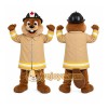 Beaver Winter Coat Mascot Costume Beaver Winter Coat Mascot Costume