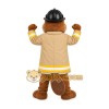 Beaver Winter Coat Mascot Costume Beaver Winter Coat Mascot Costume