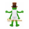 Green Cricket Gentleman Mascot Costume Green Cricket Gentleman Mascot Costume