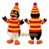 Striped Penguin Mascot Costume Striped Penguin Mascot Costume