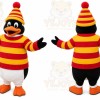 Striped Penguin Mascot Costume