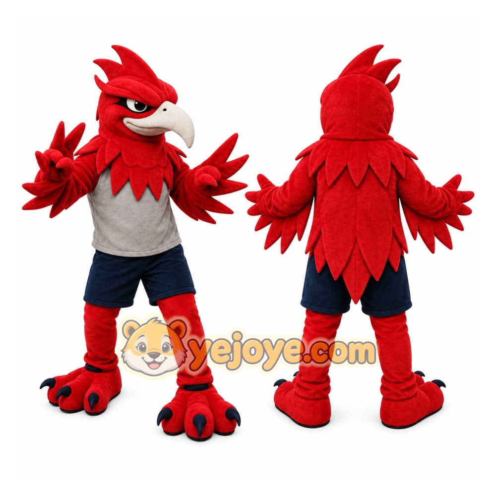 Red Cardinal Mascot Costume