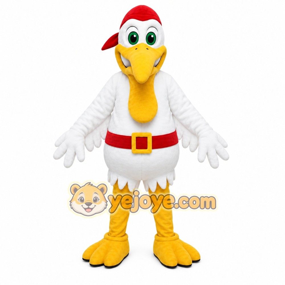White Eagle Mascot Costume White Eagle Mascot Costume