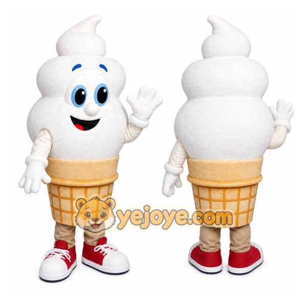 Ice Cream Cone Mascot Costume
