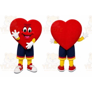 Red Heart Mascot Costume