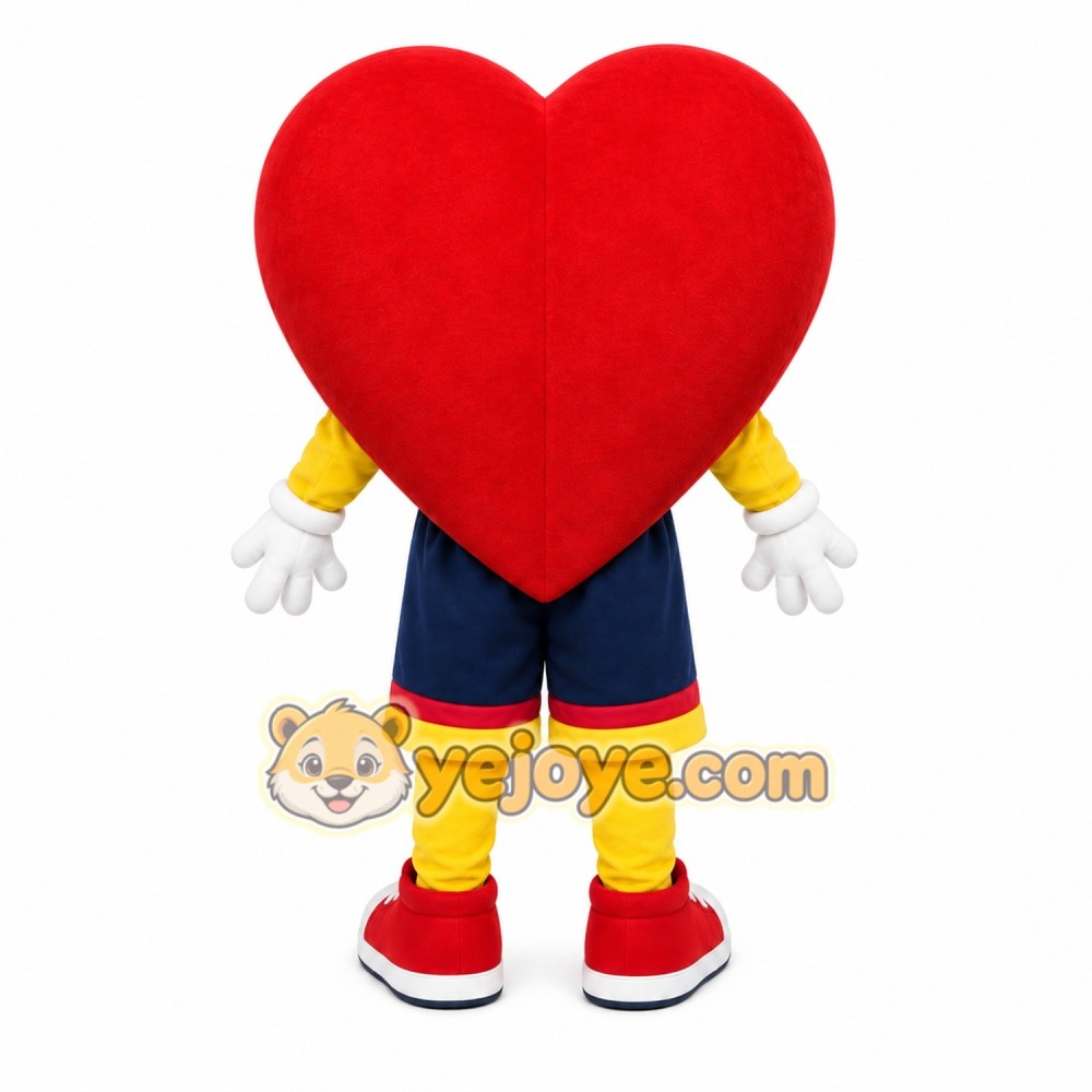 Red Heart Mascot Costume