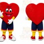 Red Heart Mascot Costume