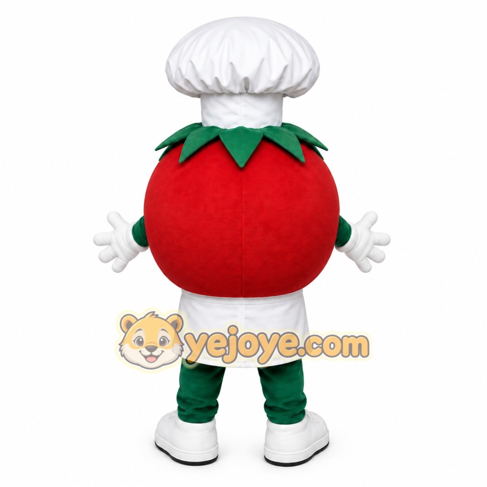 Chef Tomato Mascot Costume Chef Tomato Mascot Costume
