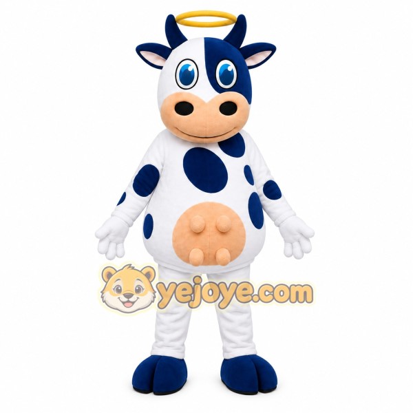 Spotted Cow Mascot Costume Spotted Cow Mascot Costume